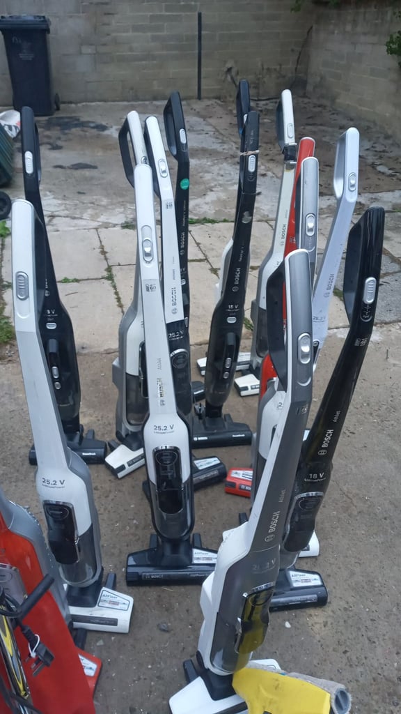 wholesale job lot 40 bosch athlet vacuum cleaner untested lot ready to go 