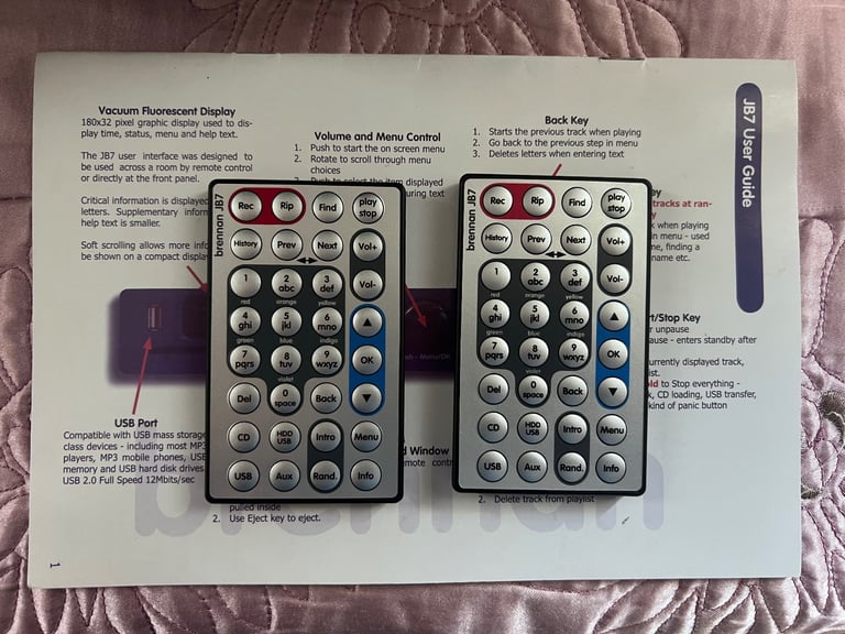 Brilliant Brennan JB7 CD/HDD Player