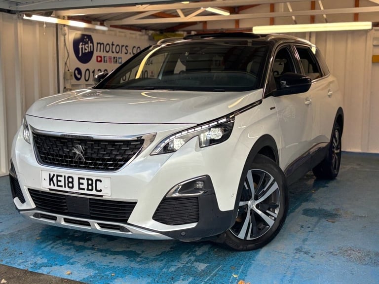 2018 18 PEUGEOT 5008 1.6 THP GT LINE SUV 5DR PETROL EAT EURO 6 (S/S) (165 PS)
