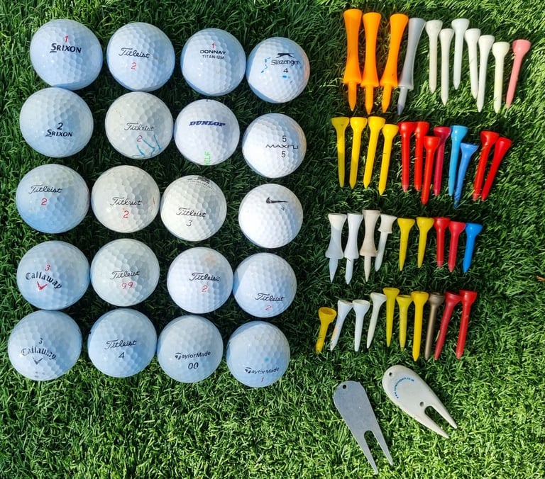 Taylor Made driver & 2x hybrids, Fazer CTR 6-LW & Cobra 5-iron, putter, Callaway stand-bag & MORE