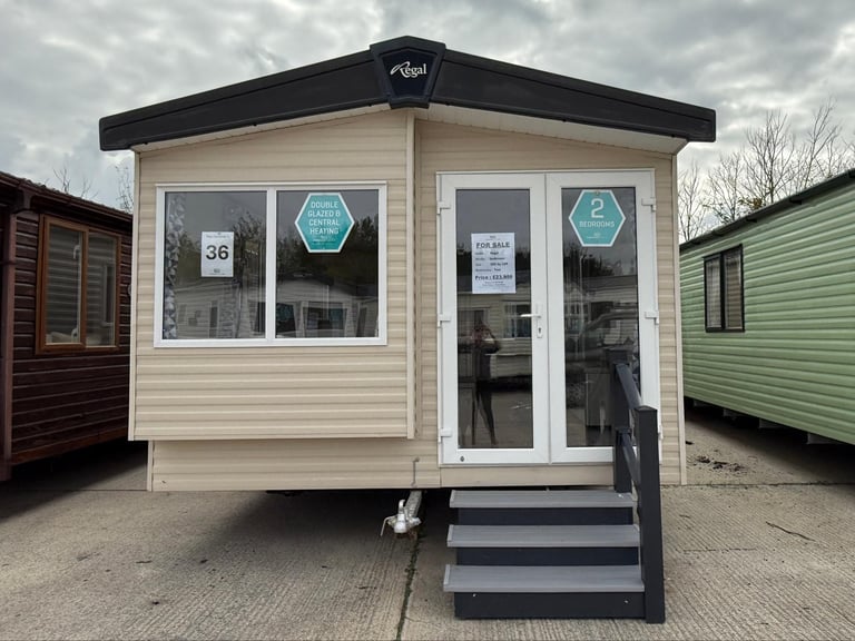 2 Bed Regal Static Caravan - DG, CH, Patio Doors - Offsite Sale for Own Land