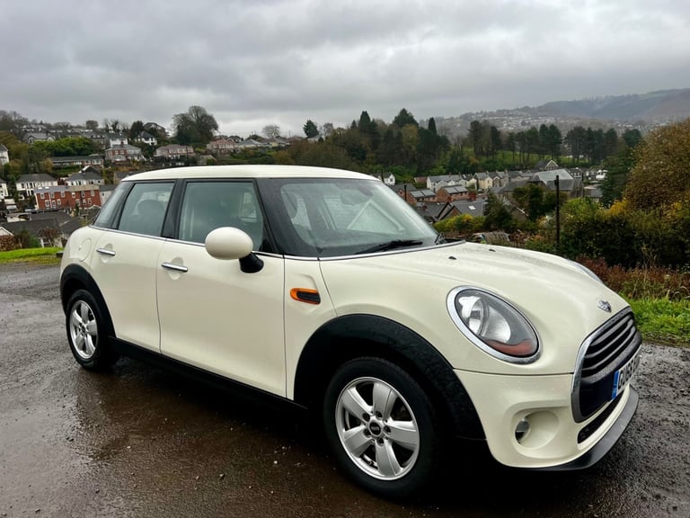 2016/66 MINI COOPER 5DR F55 1.5 HATCH WHITE FSH TURBO F56 5 DOOR £20 CHEAP TAX
