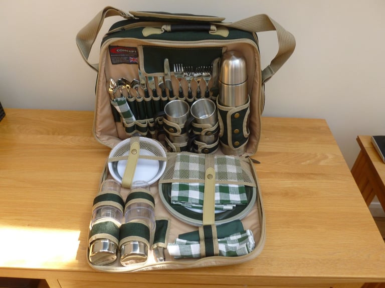 Luxury Picnic Set including a separate wine cooler