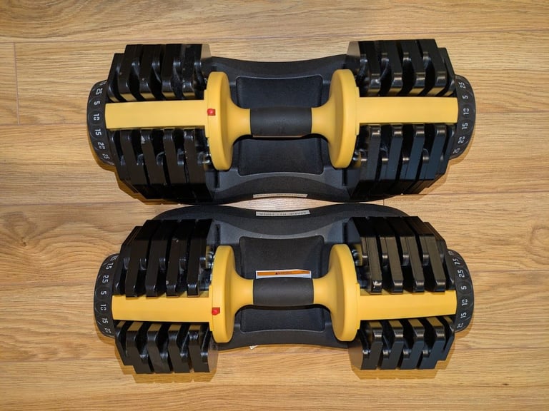 image for Pair of Adjustable Dumbbells 25kg