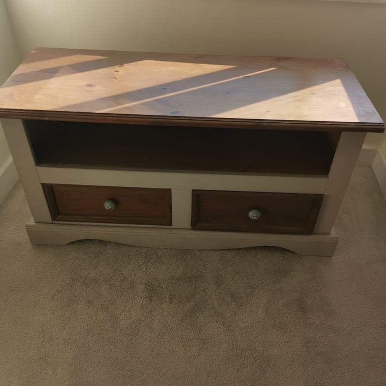 UPCYCLED TV STAND/UNIT (dark brown/grey)