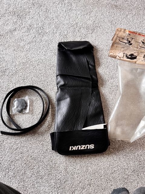 Suzuki 1970s seat cover