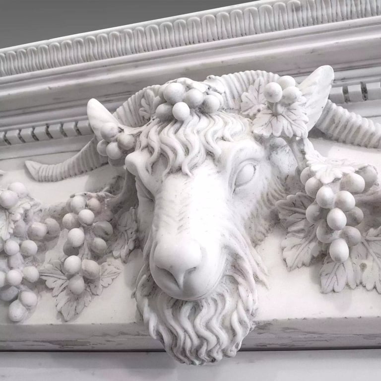 Georgian Revival Marble Fireplace, English, Fire Surround, Dominic Hurley
