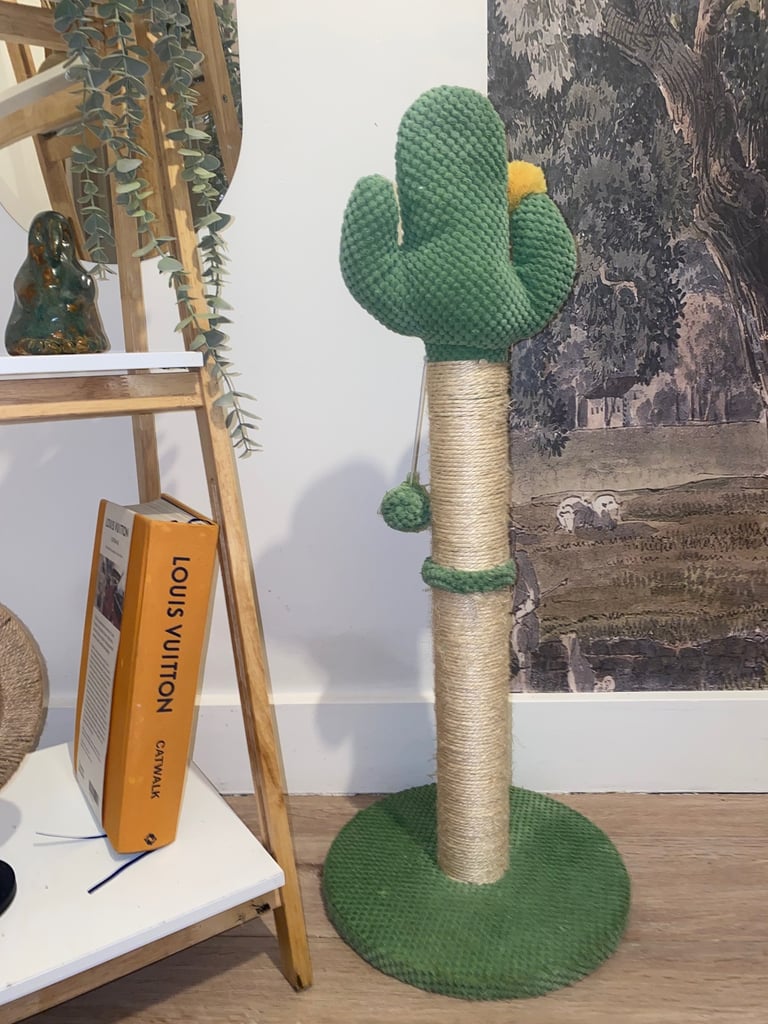 Cactus cat scratch post 