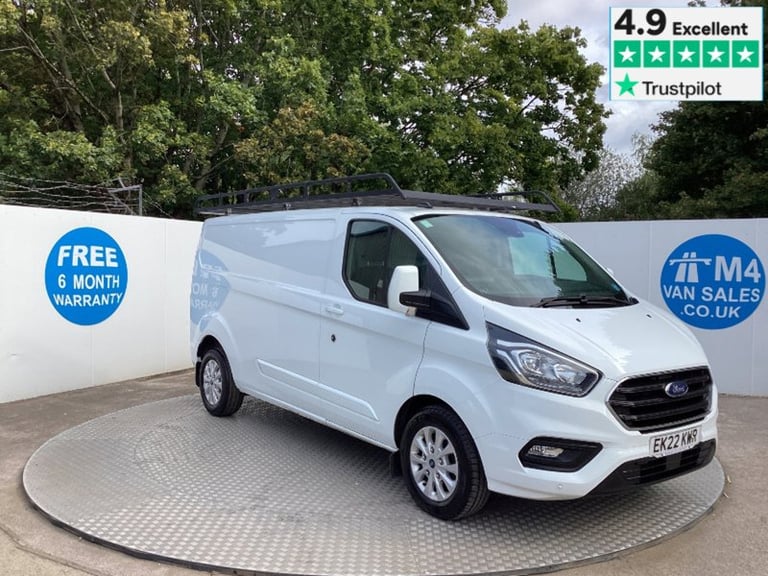 2022 Ford Transit Custom 300 EcoBlue Limited LWB A/C Euro 6 LWB Panel Van Diesel Manual
