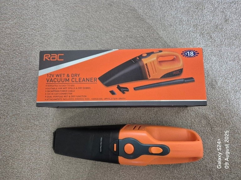 RAC Wet Dry Car Vacuum Cleaner