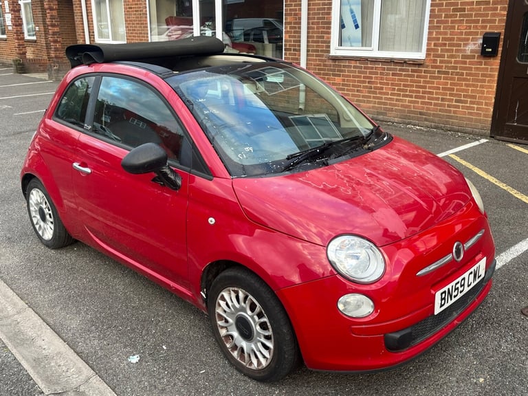 Cheap 2010 Fiat 500 1.2 Pop 2dr CONVERTIBLE Petrol Manual for sale in High Wycombe, Buckinghamshire