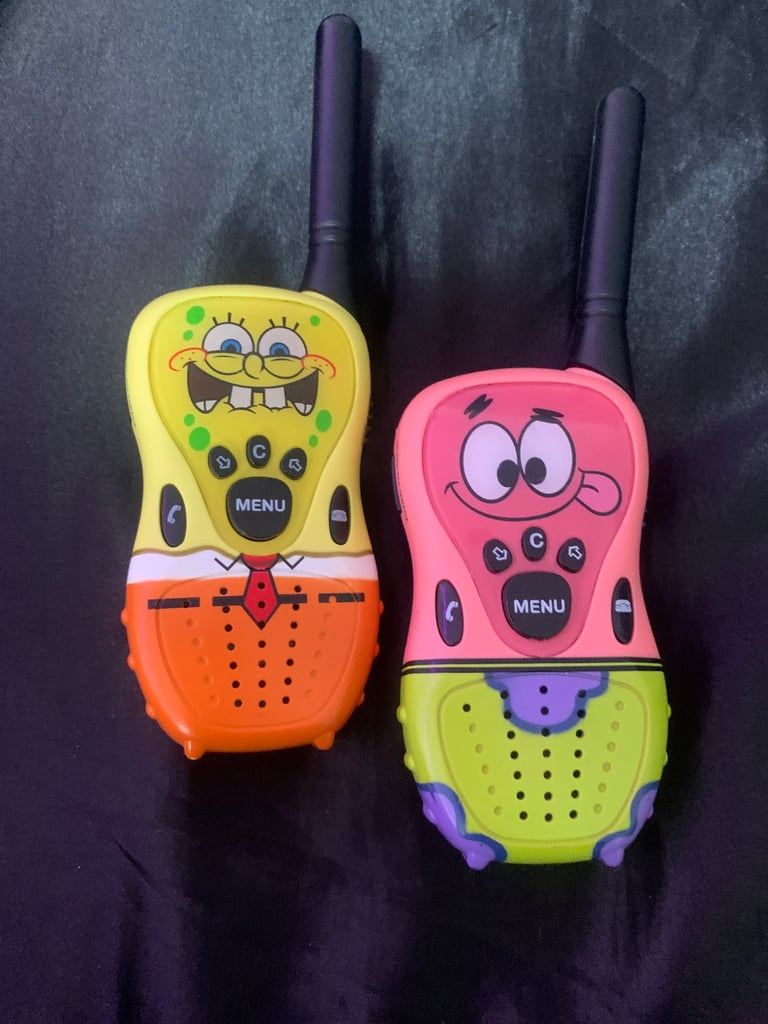 SpongeBob walkie talkies