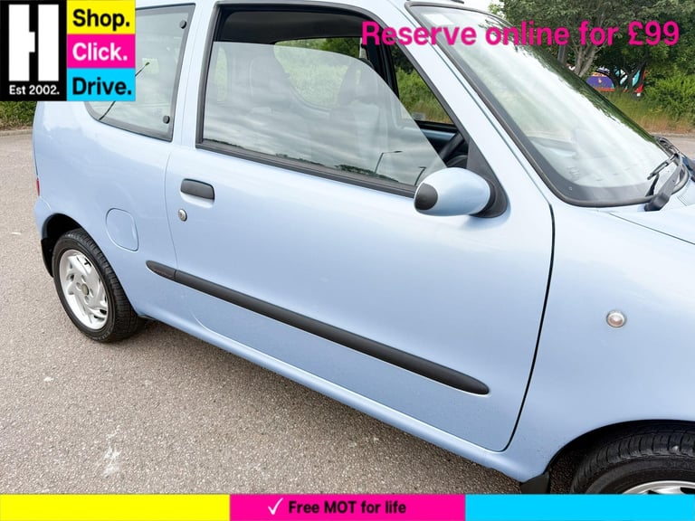 2003 Fiat Seicento 1.1 Sporting 3dr HATCHBACK Petrol Manual
