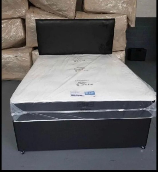 DOUBLE BED WITH MATTRESS STANDARD DOUBLE / SMALL DOUBLE DIVANBED in