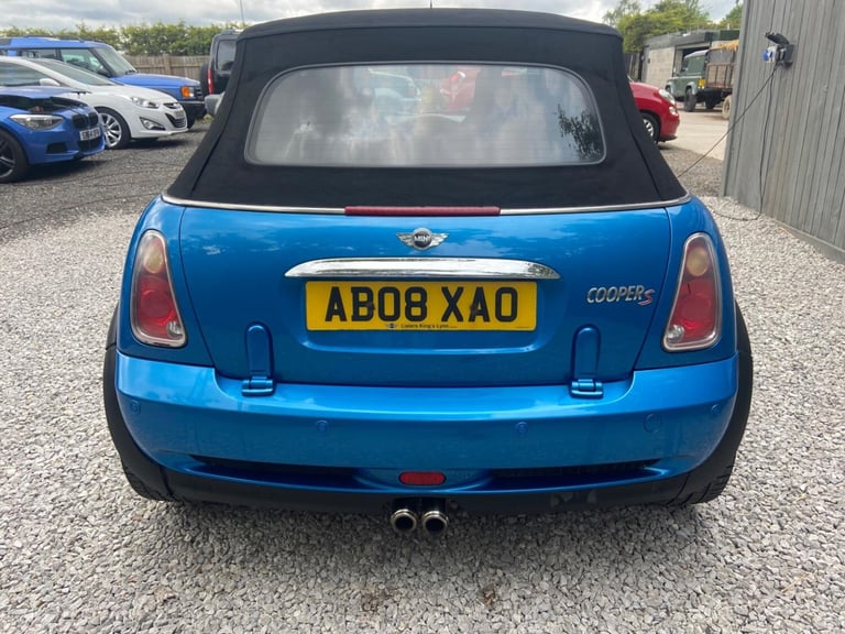 2008 MINI Convertible 1.6 Cooper S Euro 4 2dr CONVERTIBLE Petrol Manual