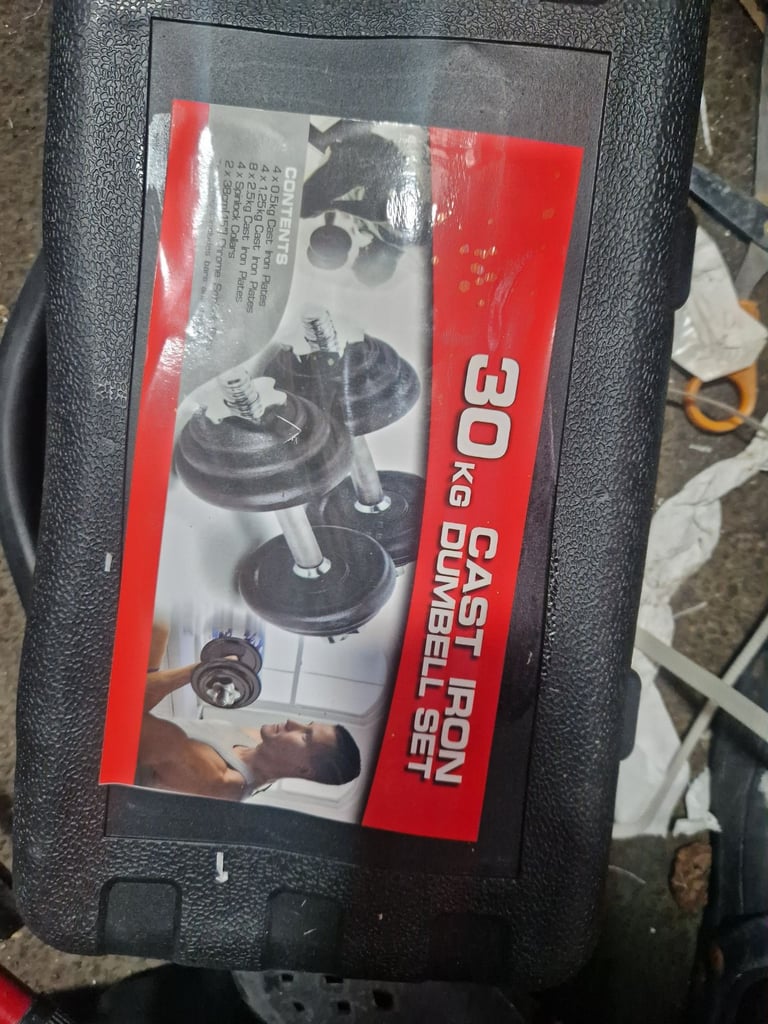 image for Solid metal weight set 30kg 