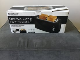 SilverCrest 4 slice black toaster new in box 
