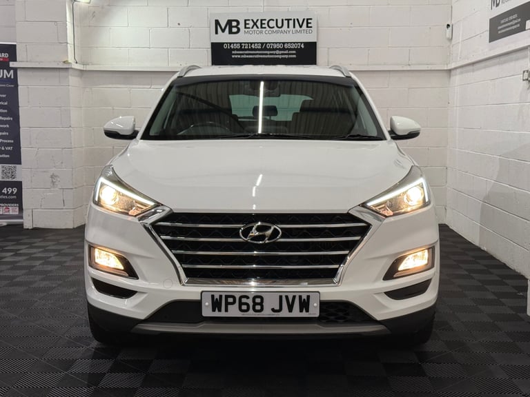 2018 68 HYUNDAI TUCSON 1.6 SE NAV CRDI 2WD MANUAL DIESEL WHITE EURO 6