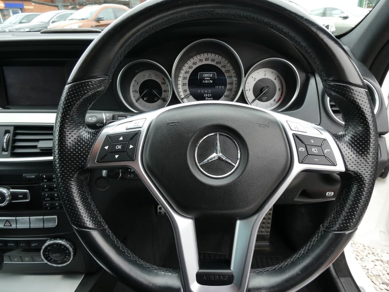 2013 Mercedes-Benz C-Class C220 CDI BlueEFFICIENCY AMG Sport 5dr Auto *GEARBOX OIL+SATNAV+CRUISE+...