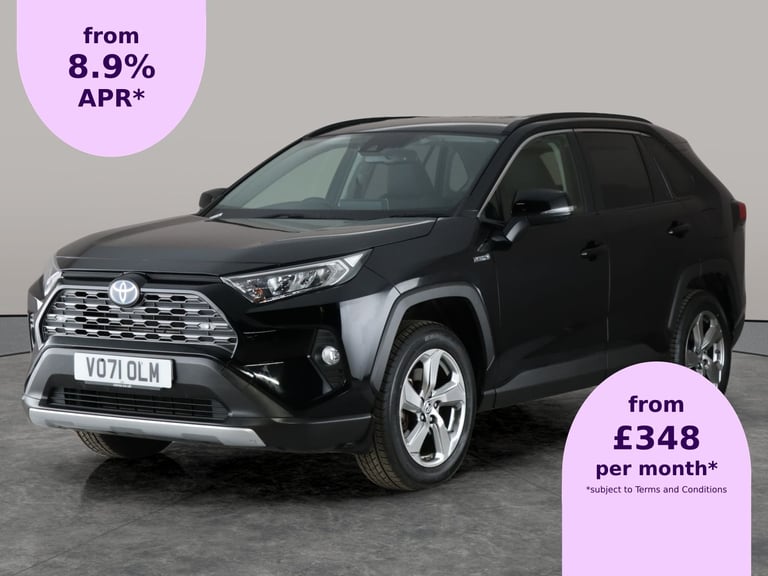 image for 2021 Toyota RAV4 2.5 VVT-h GPF Design SUV 5dr Petrol Hybrid CVT Euro 6 (s/s) (218 ps) - LED  Suv ...