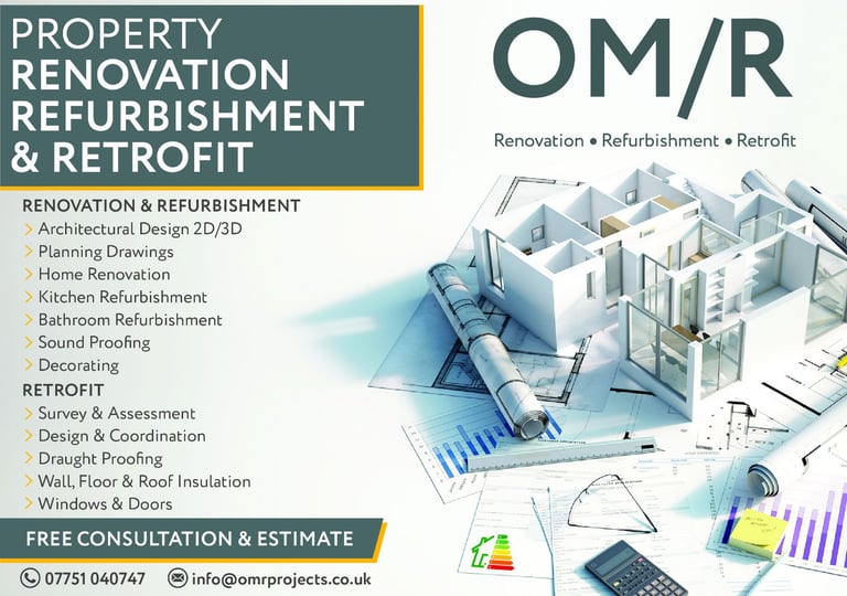 Property Renovation, Refurbishment and Retrofit