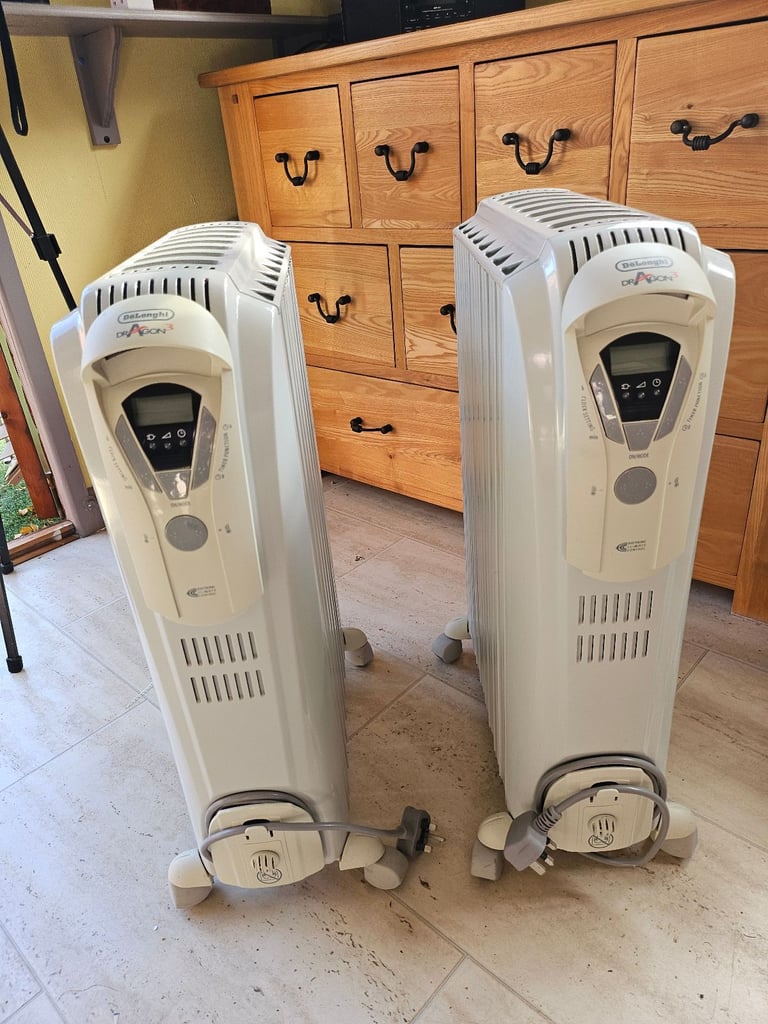 image for Two DeLonghi Oil Heaters