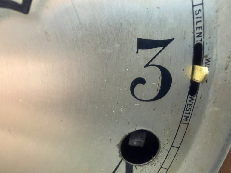 German working Westminster clock