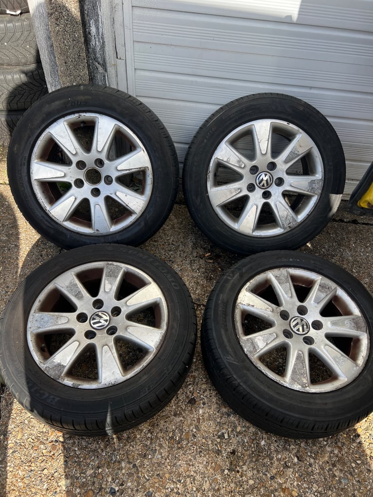 image for VW Passat / golf / caddy 5x112 alloys and tyres 