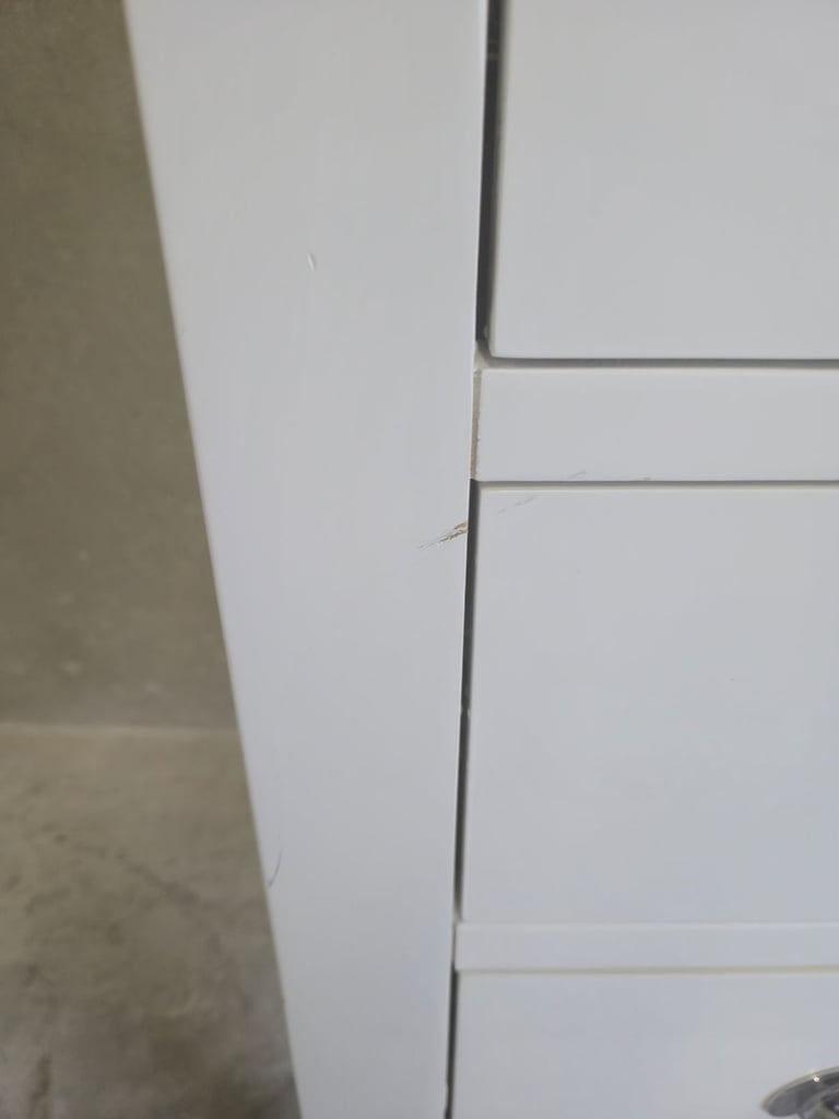 Julian Bowen Richmond 3 Drawer Cream and Oak Bedside Table