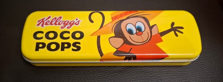 image for Kellogg’s Coco Pops Tin Pencil Case Vintage Style Advertising Cereal