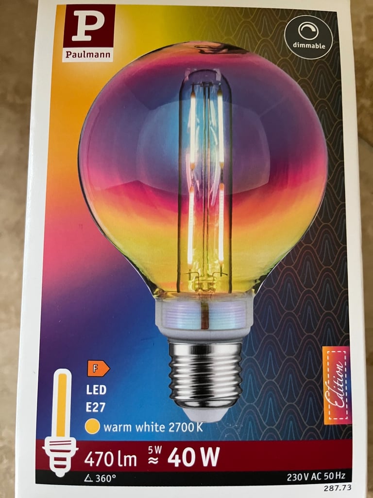 Firework Light Bulb. E27 screw fitting