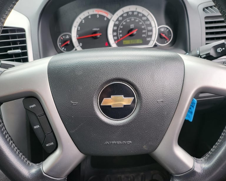 2010 CHEVROLET CAPTIVA 2.0 VCDi LT 5 DOOR 7 SEATER AUTOMATIC BLACK