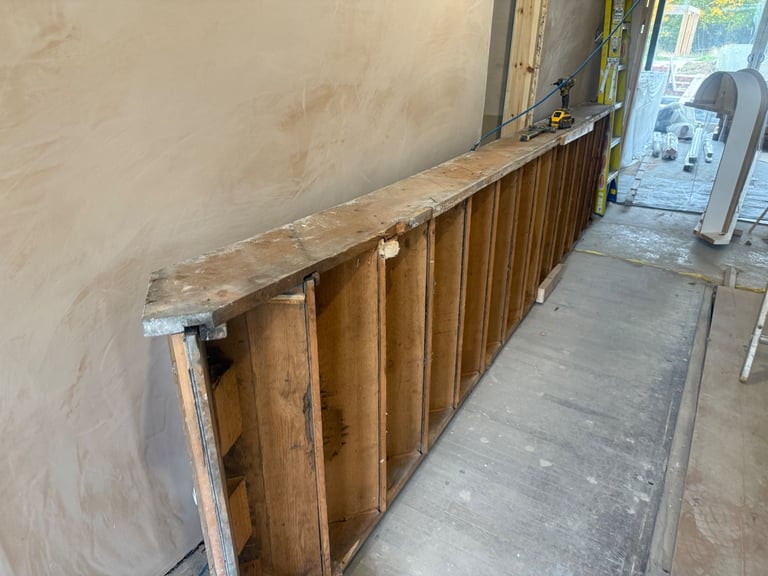 Oak staircase * real oak + weights a ton 