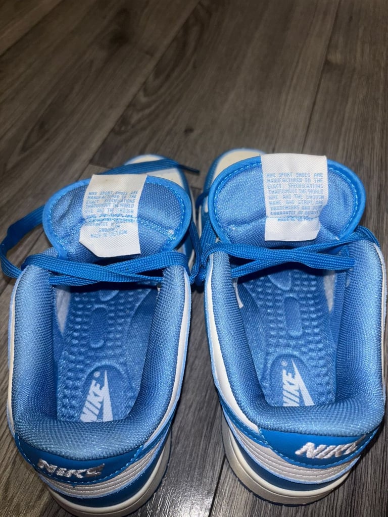 Blue/ White Nike Dunks Size 5.5