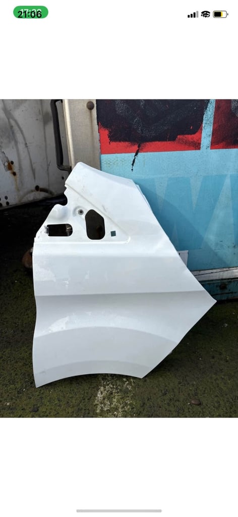 2021 transit custom drivers wing in white 