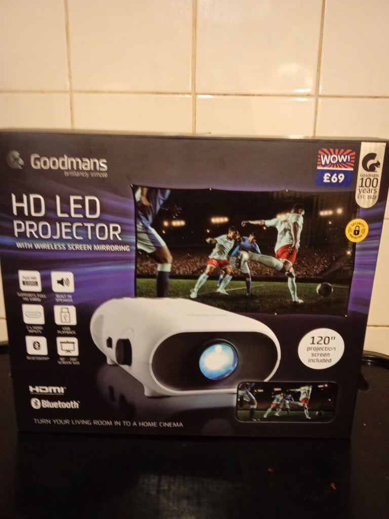 image for GOODMANS HD LED PROJECTOR 