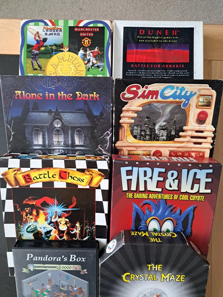 Vintage Acorn computer games