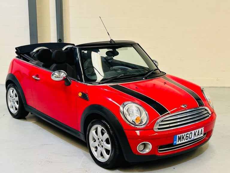 image for 2010 60 MINI CONVERTIBLE 1.6 ONE CONVERTIBLE 2DR PETROL MANUAL EURO 5 (98 PS)