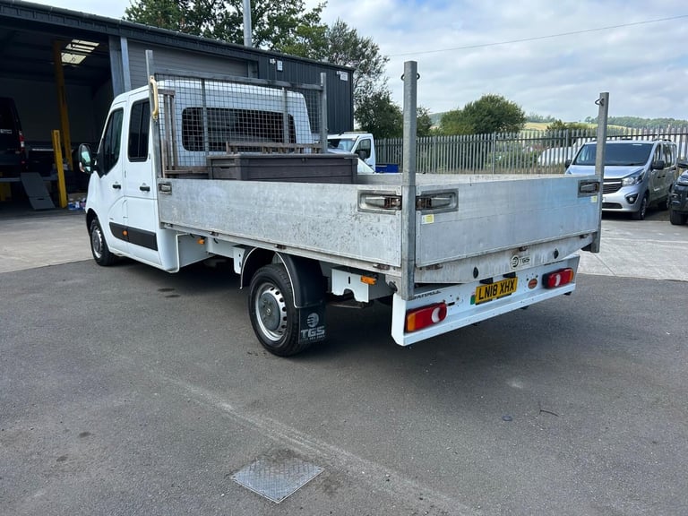 VAUXHALL MOVANO 2.3 CDTi 3500 Double Crew Cab Dropside White Manual Diesel 2018