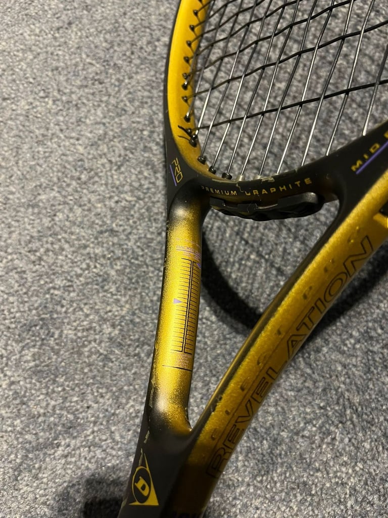 Dunlop Select Pro Revelation ISIS Premium Graphite Mid Plus Tennis Racket – Grip 3 (With Cover)