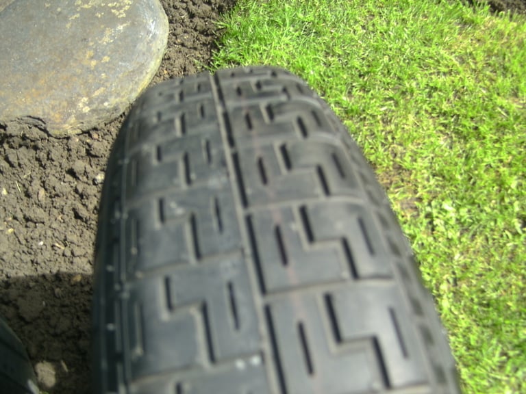 ONE,NEW/AS NEW,VAUXHALL 5 STUD,5 X 110 PCD SPACESAVER SPARE WHEEL,C/W PIRELLI T125/85/16