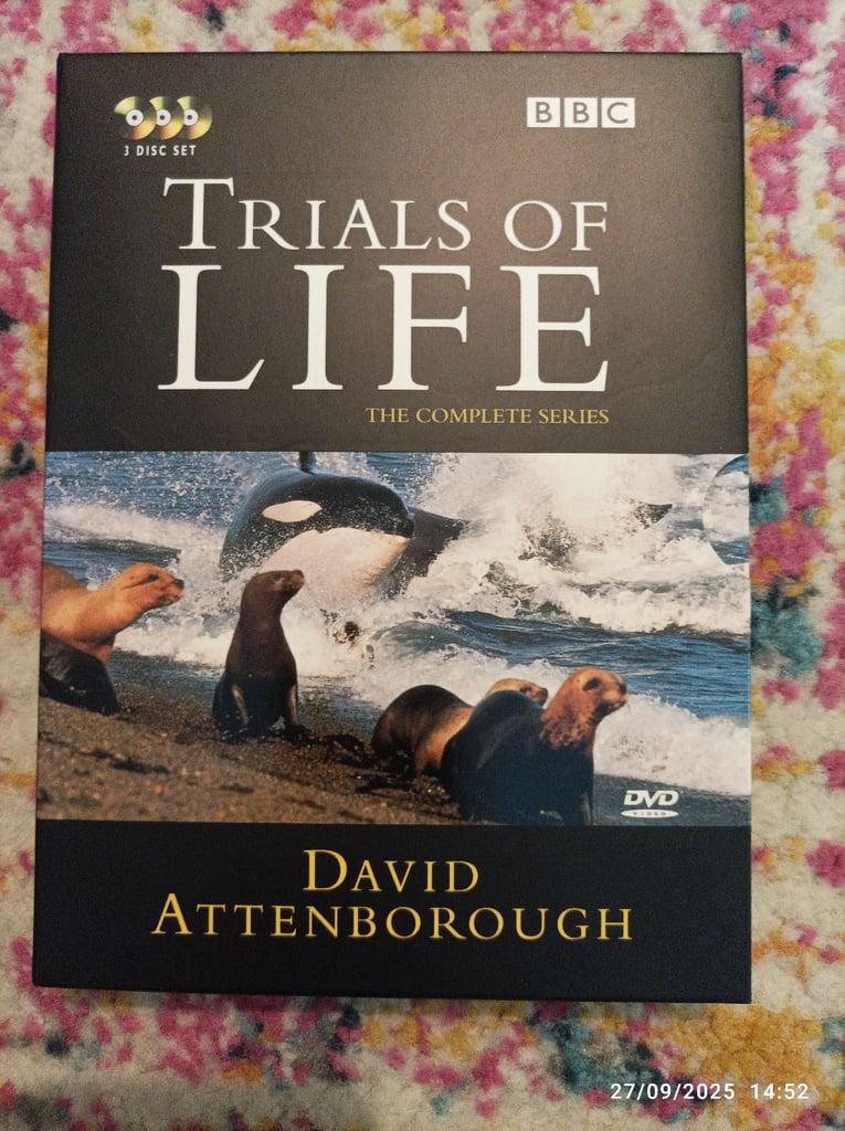 available now FREE ITEM - TRIALS OF LIFE DVD'S SET  like new 