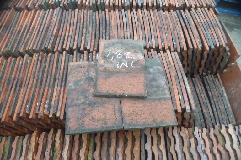 Reclaimed Roof tiles Rosemarys And Brindle Tiles Slates Stafforshire Blue tiles 