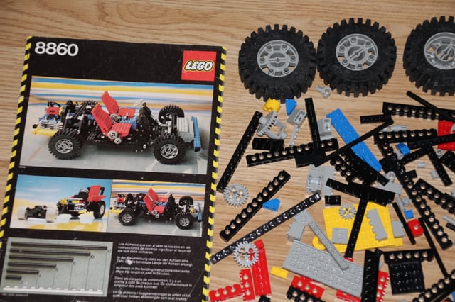 Lego Technic 8860 Car Chassis complete with instructions in