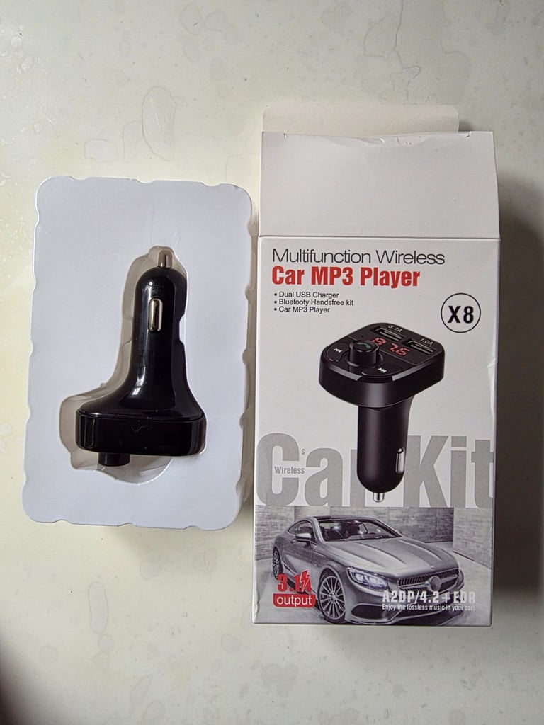 image for Car mp3 player wireless radio player / bluetooth
