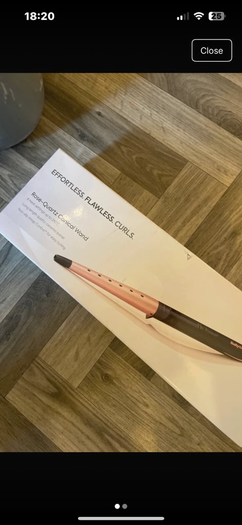 image for Babyliss hair curling wand NEW