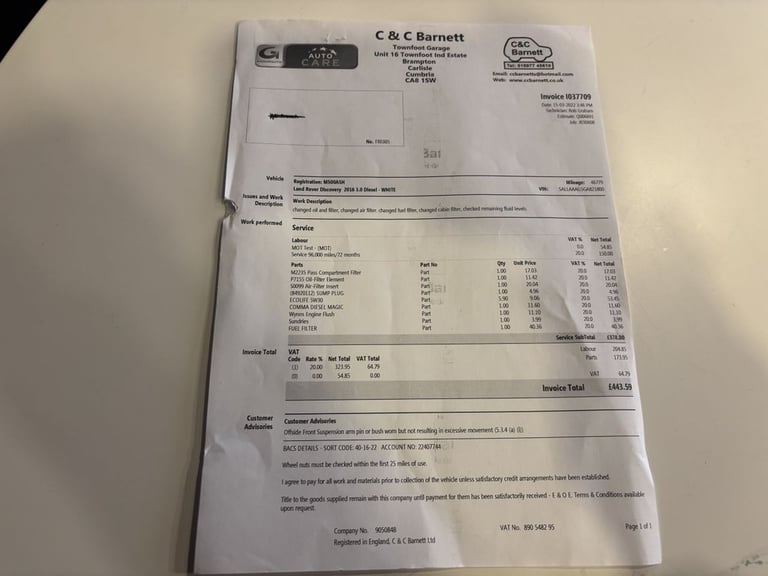 2016 Land Rover Discovery 3.0 SDV6 Graphite 5dr Auto ESTATE DIESEL Automatic