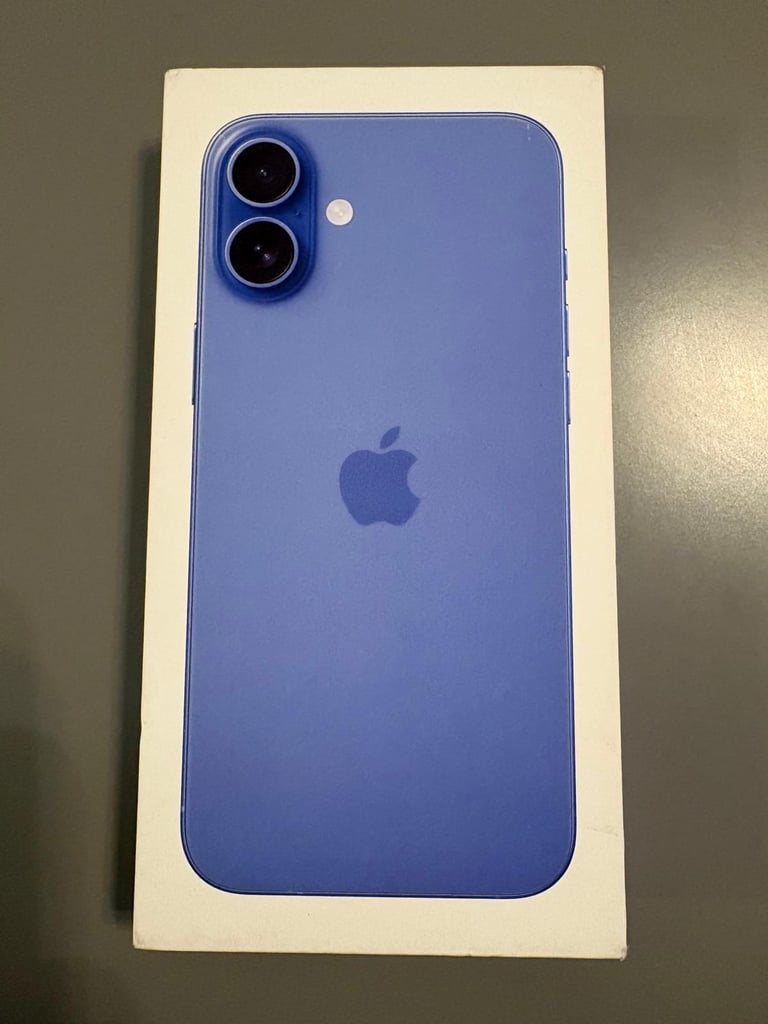 IPHONE 16 PLUS 256GB OCEANMARINE BLUE BRAND NEW SEALED IN BOX WITH TAGS - NEVER OPENED