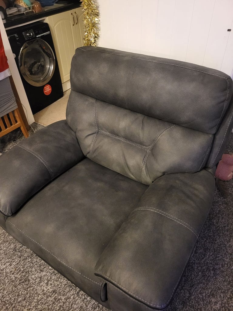 DFS Electric Recliner Sofa and Chair