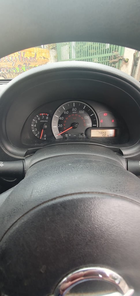 2013 13 NISSAN MICRA 1.2 VISIA LOW 75K MOT 10/26 5DR BLUETOOTH BLACK PX SWAPS